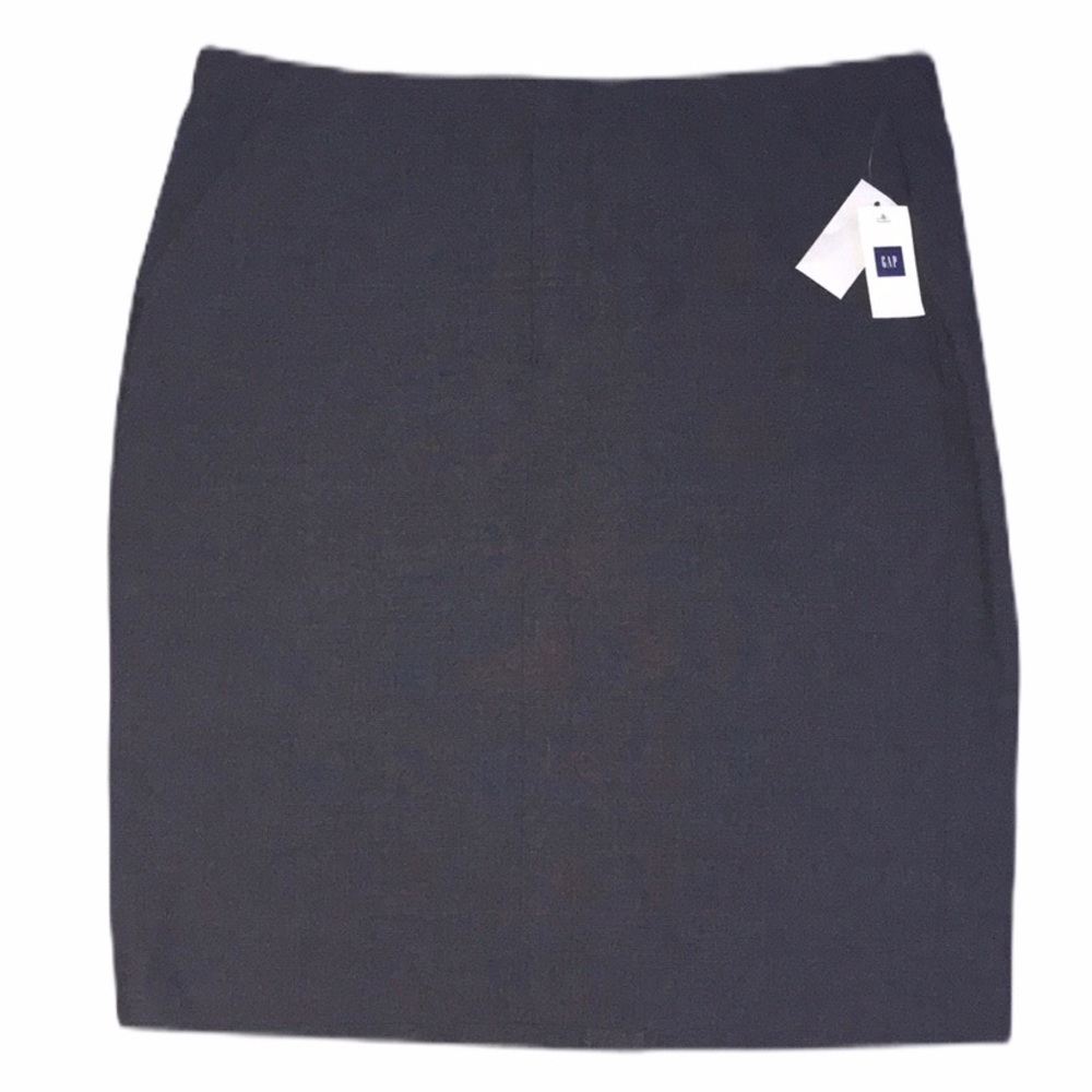 GAP charcoal grey mini skirt NWT SZ 6 office $49 new